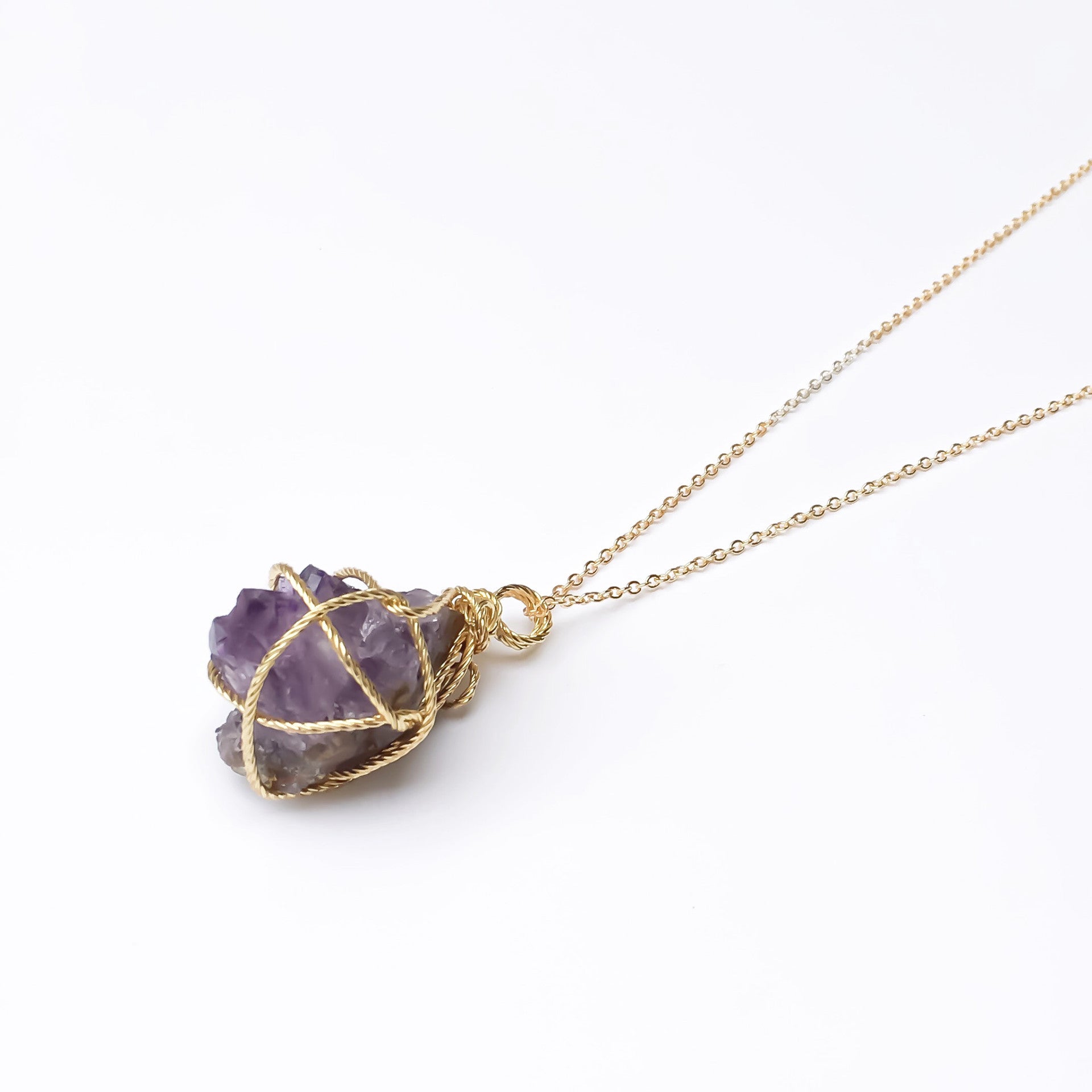 Raw Stone Crystal Necklace - LAST CHANCE/FINAL SALE