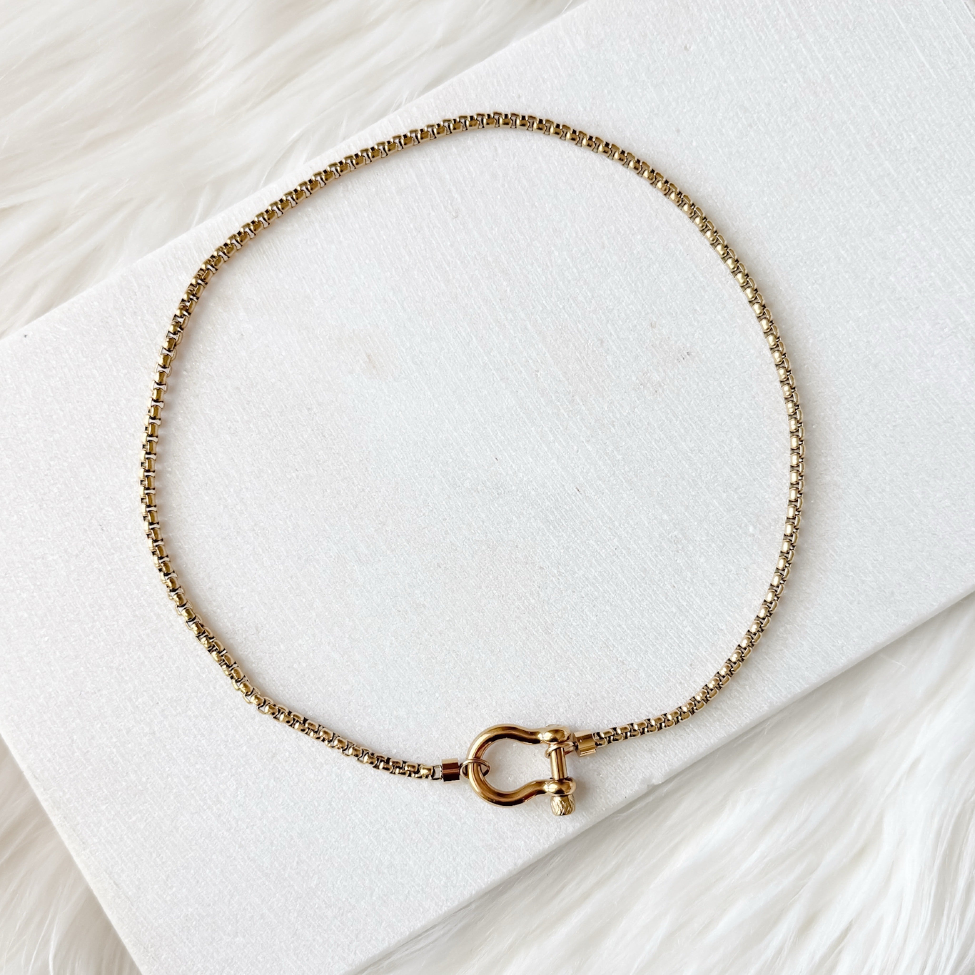 Lucky Shackle Necklace