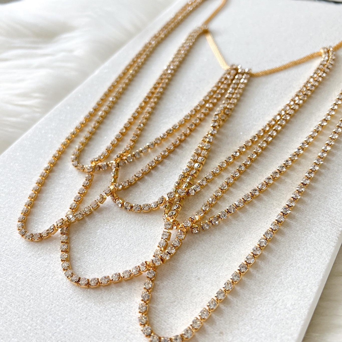 Drippin Glam Rhinestone Leg Chain - LAST CHANCE!