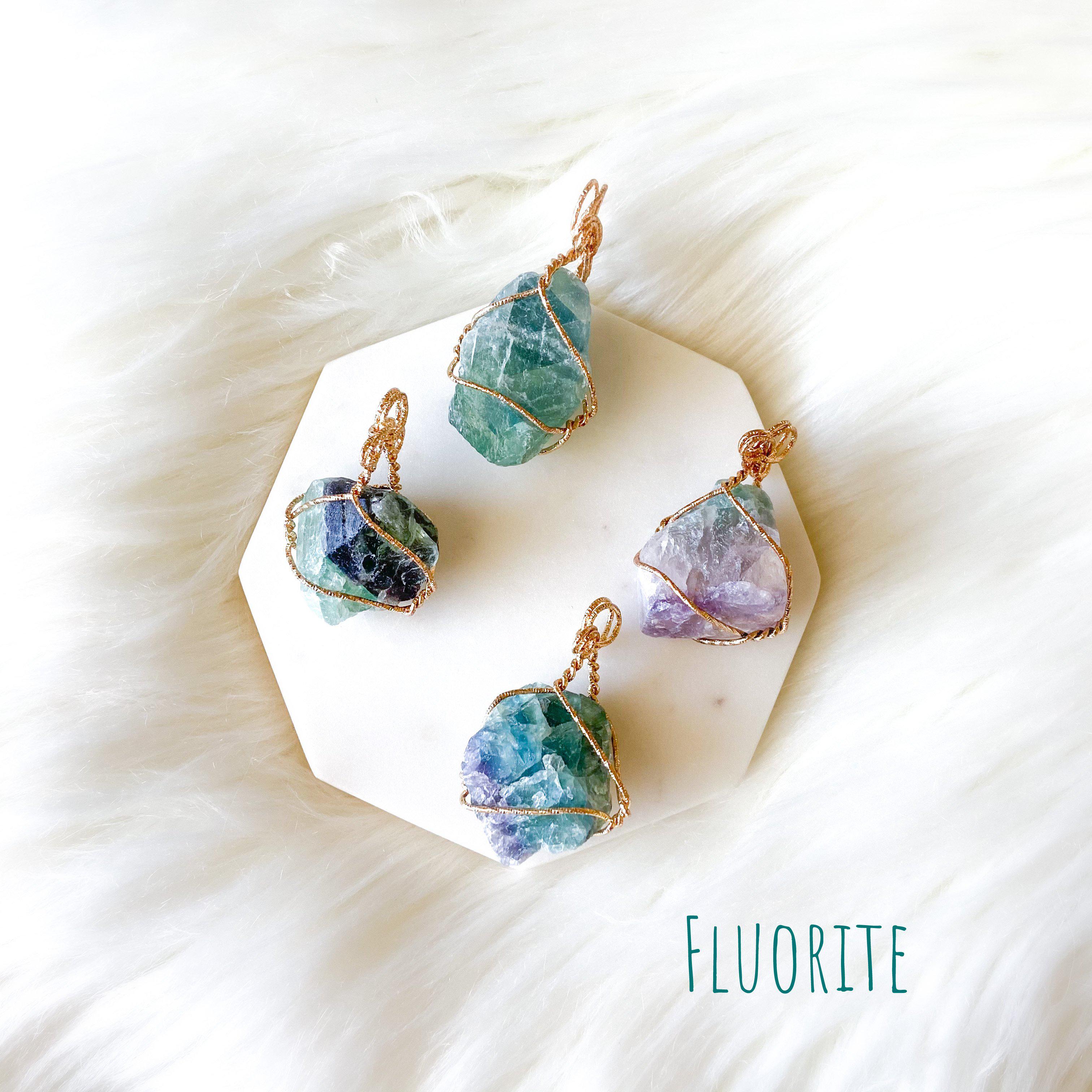 Raw Stone Crystal Necklace - LAST CHANCE/FINAL SALE