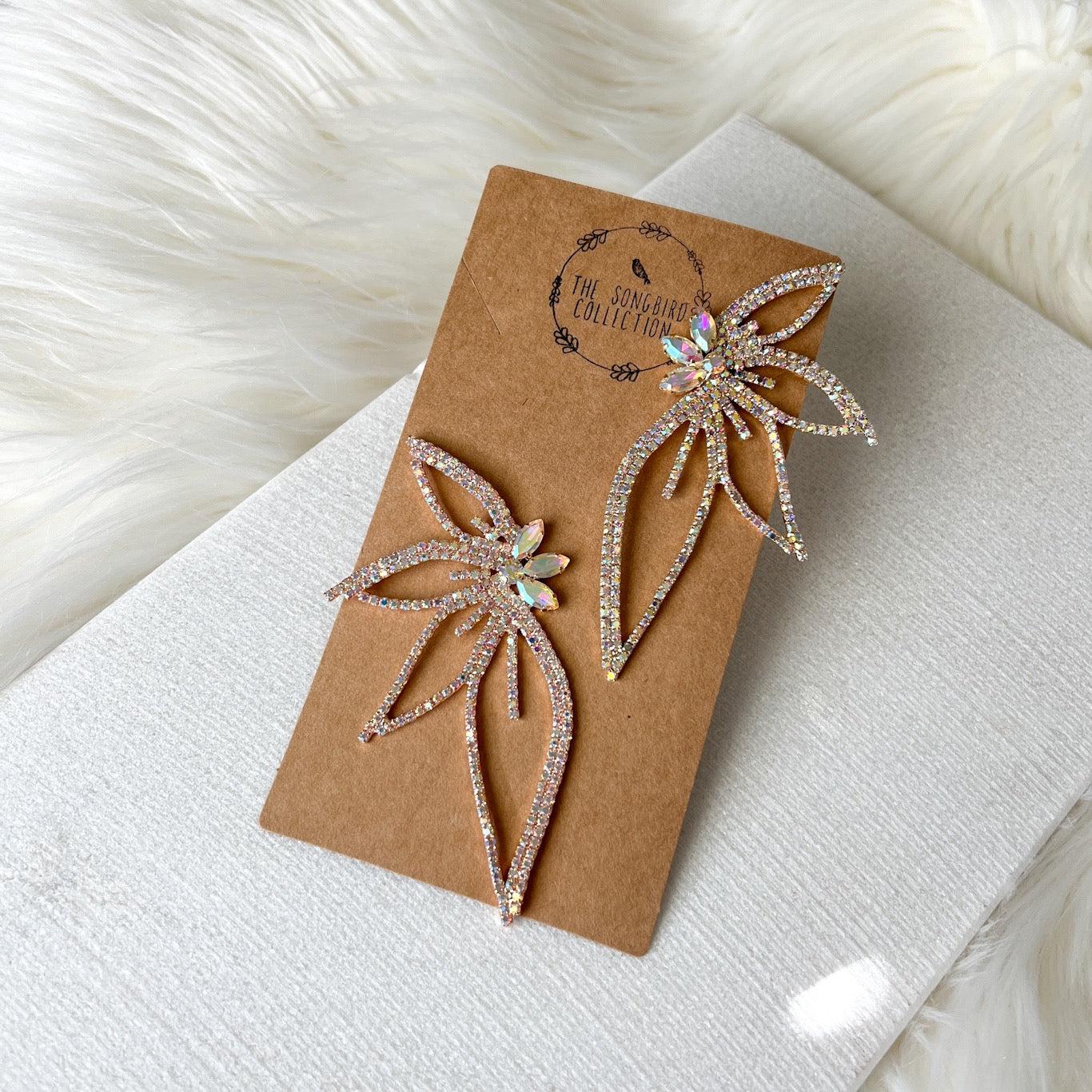 Lorelei Floral Statement Earrings - 5 COLORS!