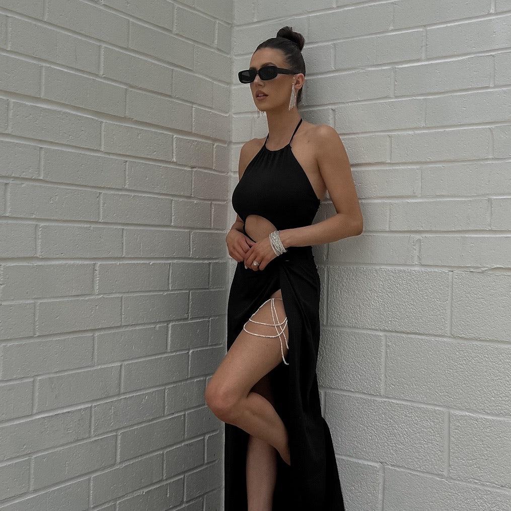 Drippin Glam Rhinestone Leg Chain - LAST CHANCE!