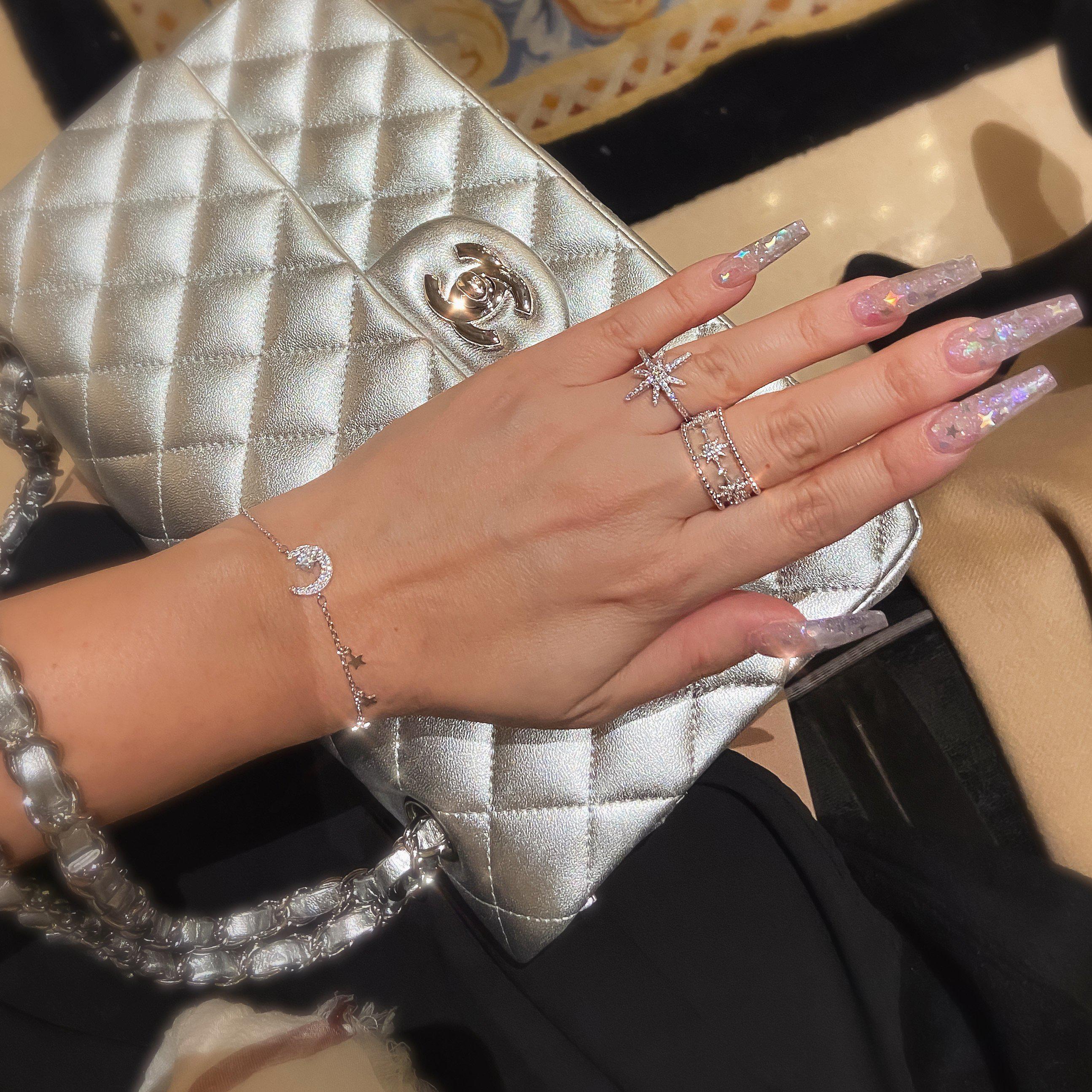 Moon and Stars Charm Bracelet - LAST CHANCE