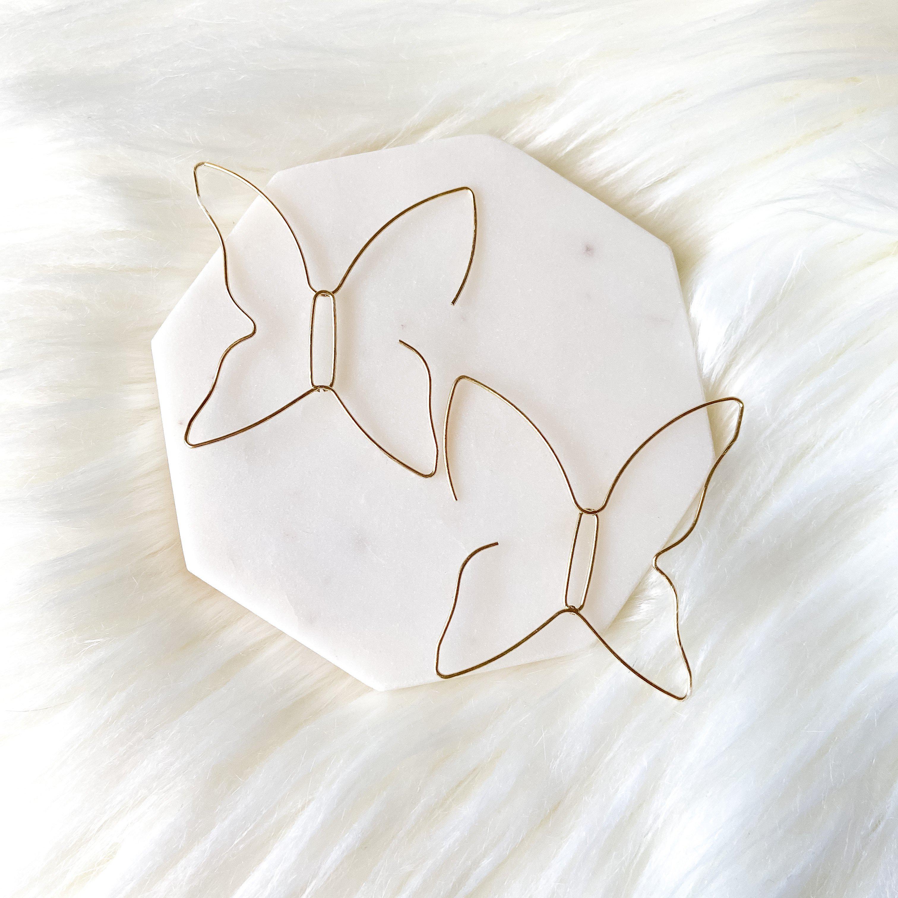 Birdwing Butterfly Earrings - LAST CHANCE!