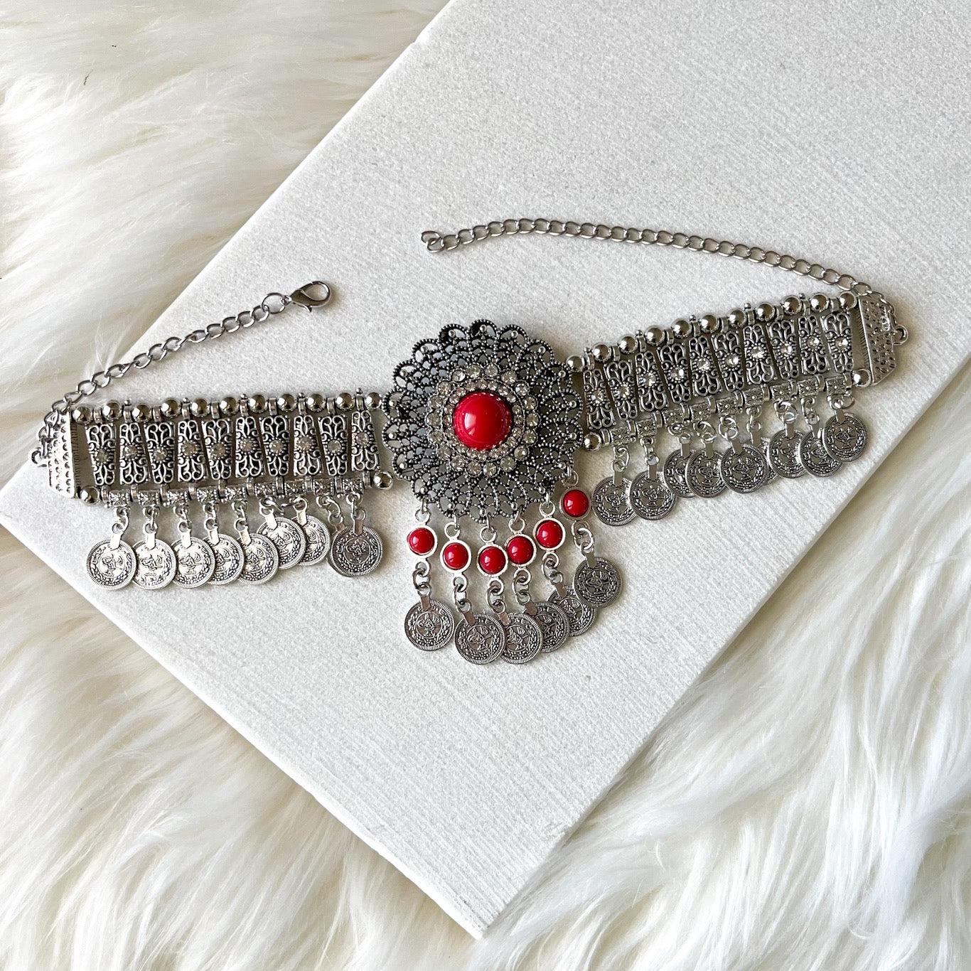 Boho Flower Statement Choker - 4 Colors