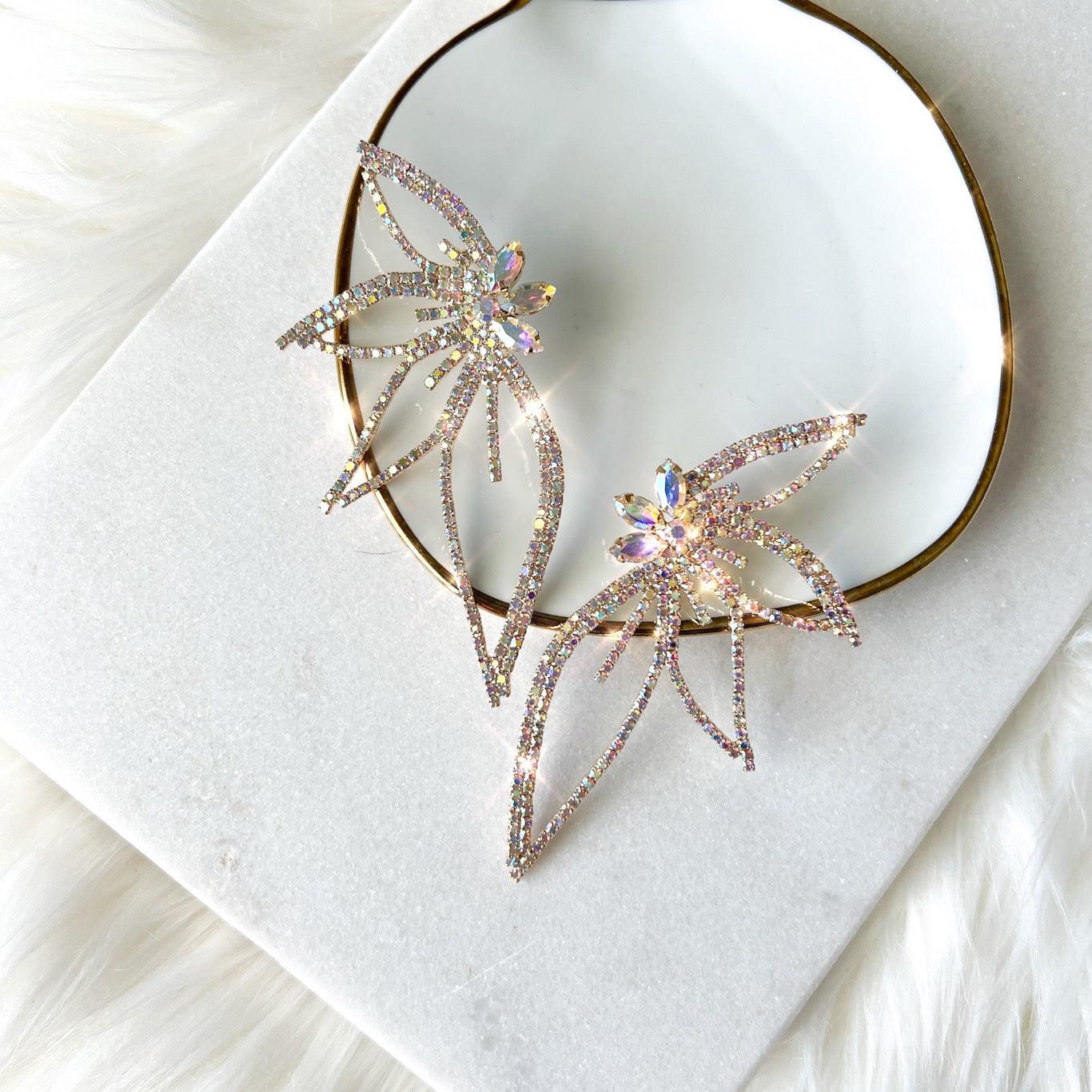 Lorelei Floral Statement Earrings - 5 COLORS!