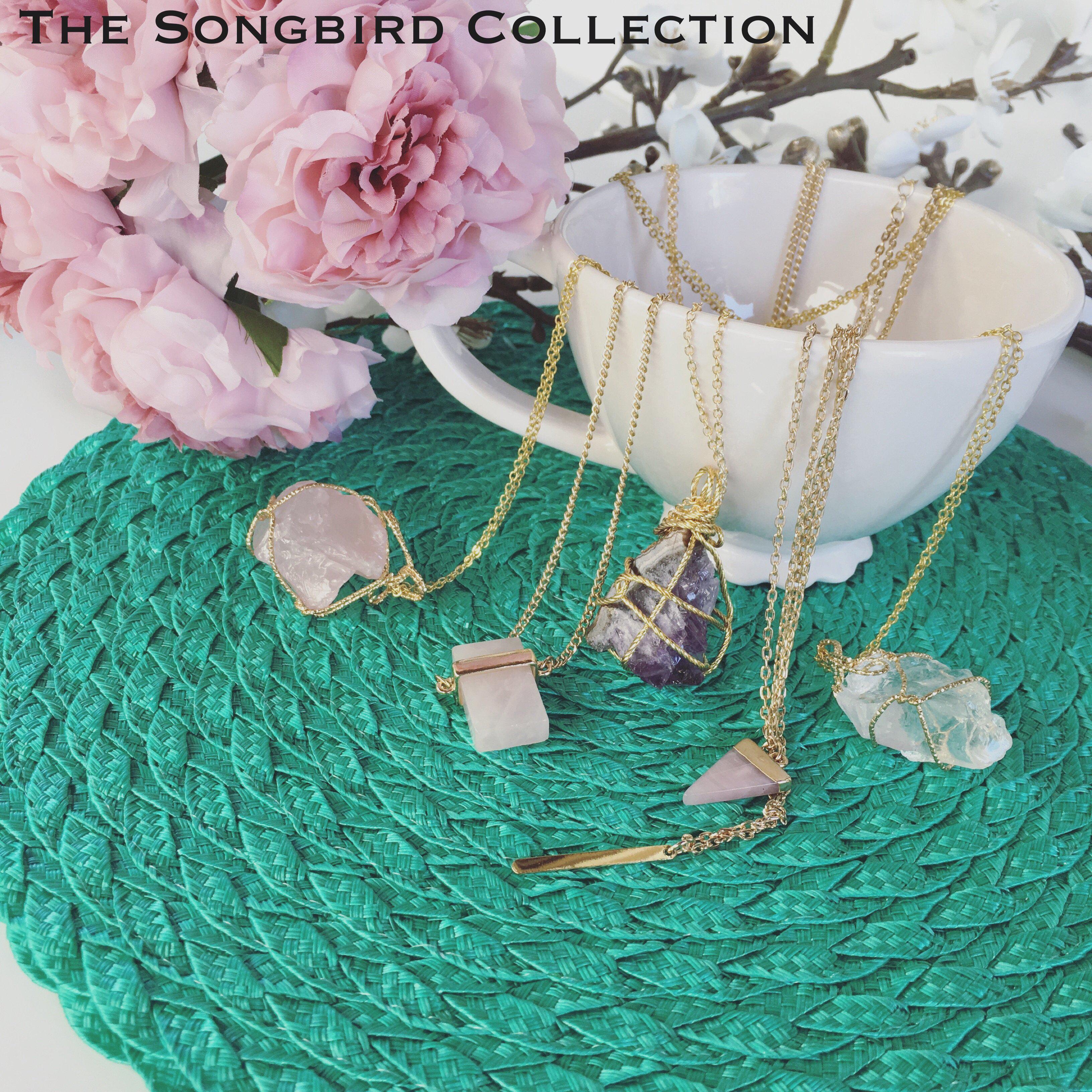 Raw Stone Crystal Necklace - LAST CHANCE/FINAL SALE