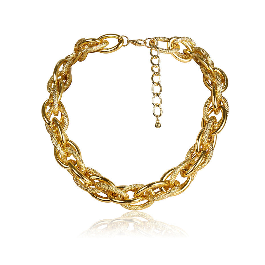 Venice Chain Link Necklace + FREE Matching Bracelet!  - LAST CHANCE