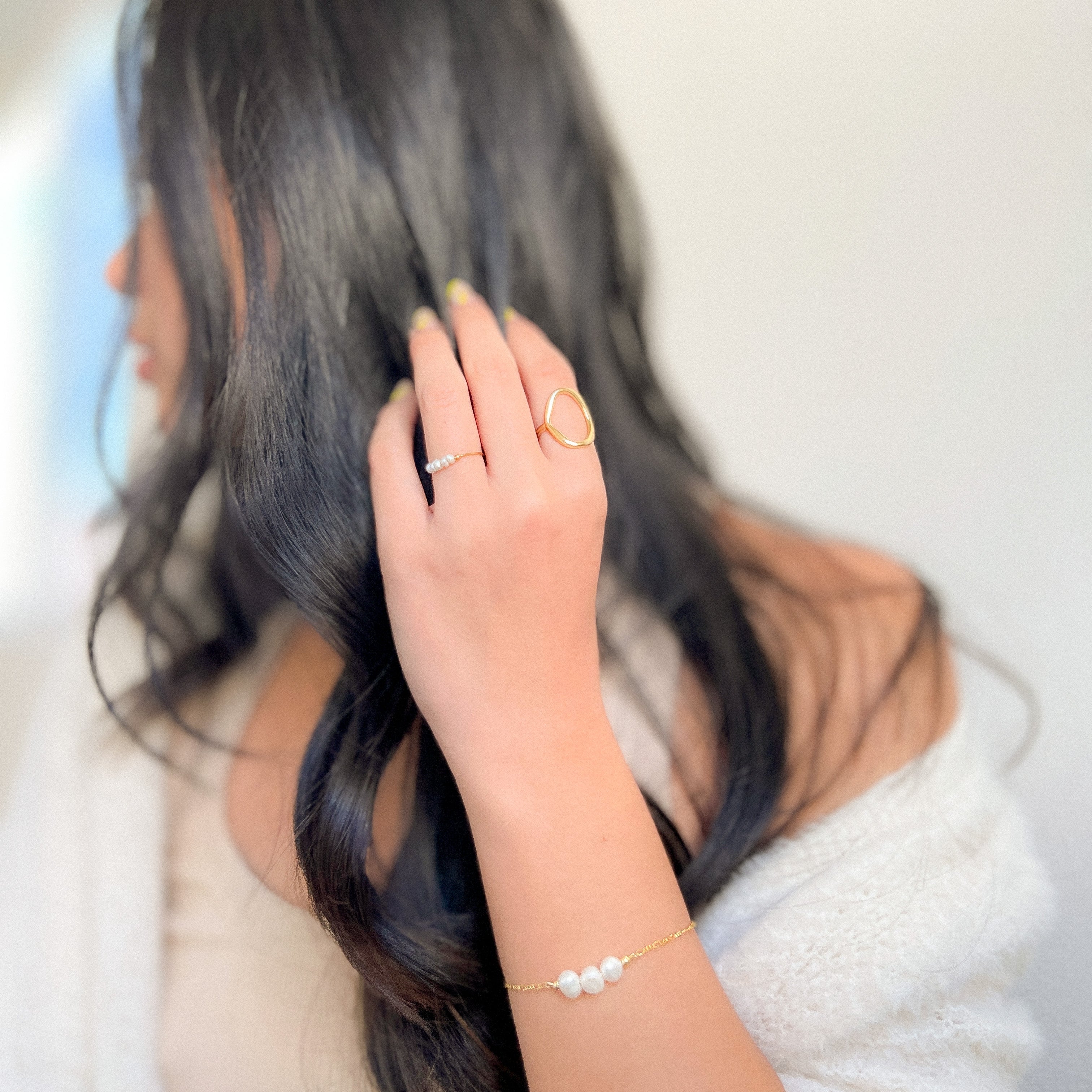 Amerie Freshwater Pearl Beads Ring - LAST CHANCE!