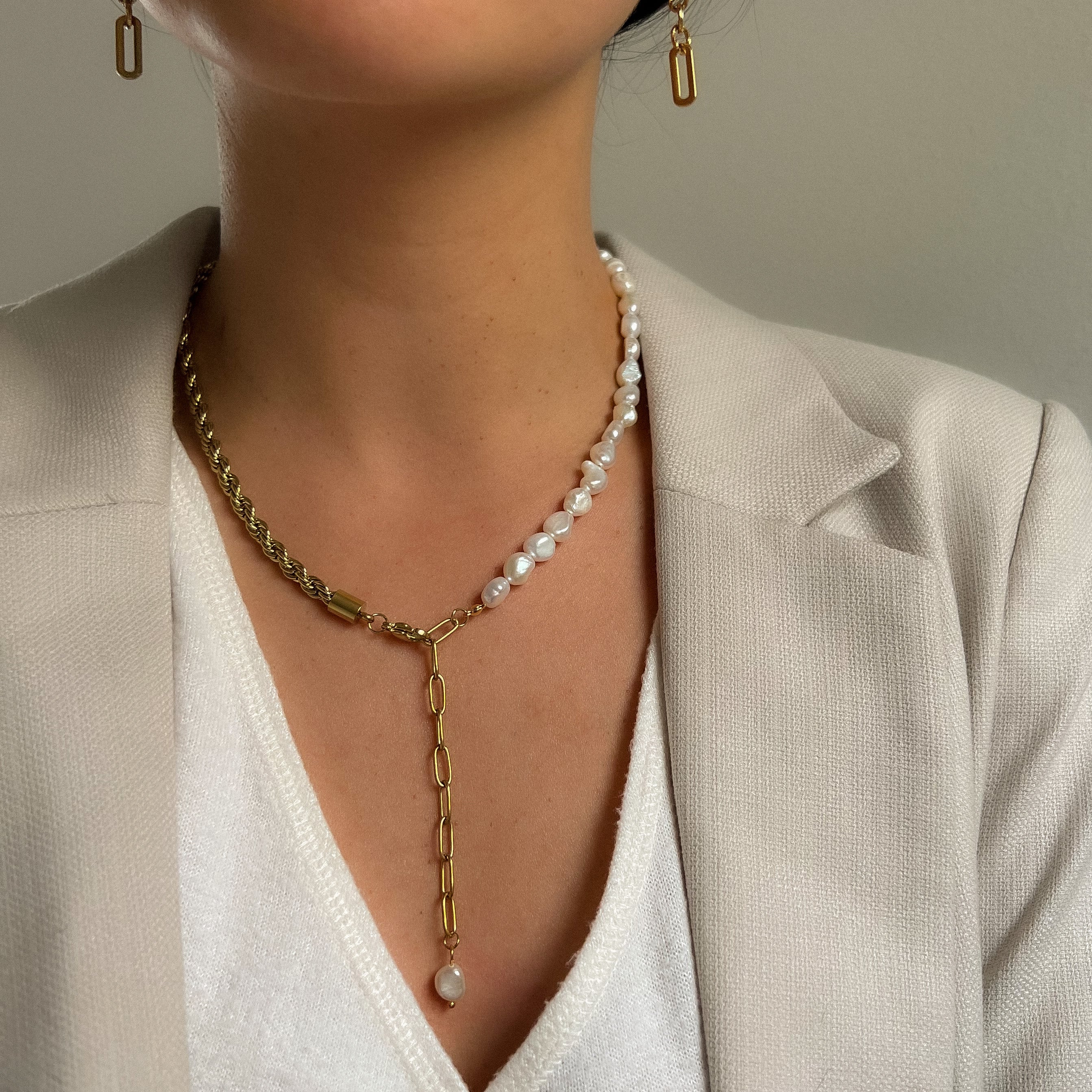 Ashlyn Freshwater Pearl Necklace - LAST CHANCE!