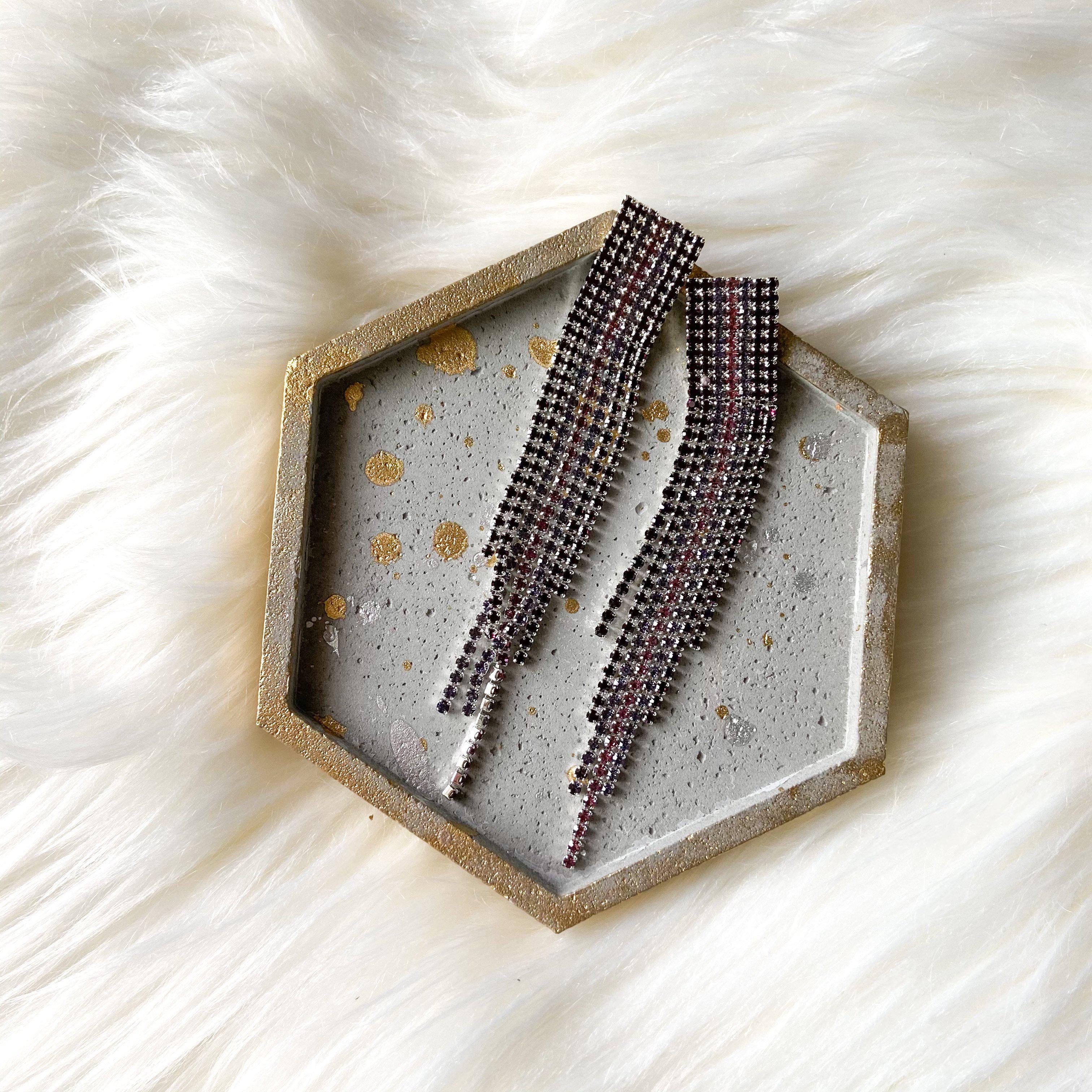 Reina Rhinestone Duster Earrings - LAST CHANCE!