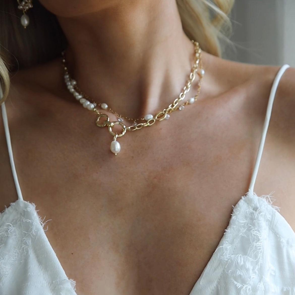 Amara Freshwater Pearl Necklace - LAST CHANCE!
