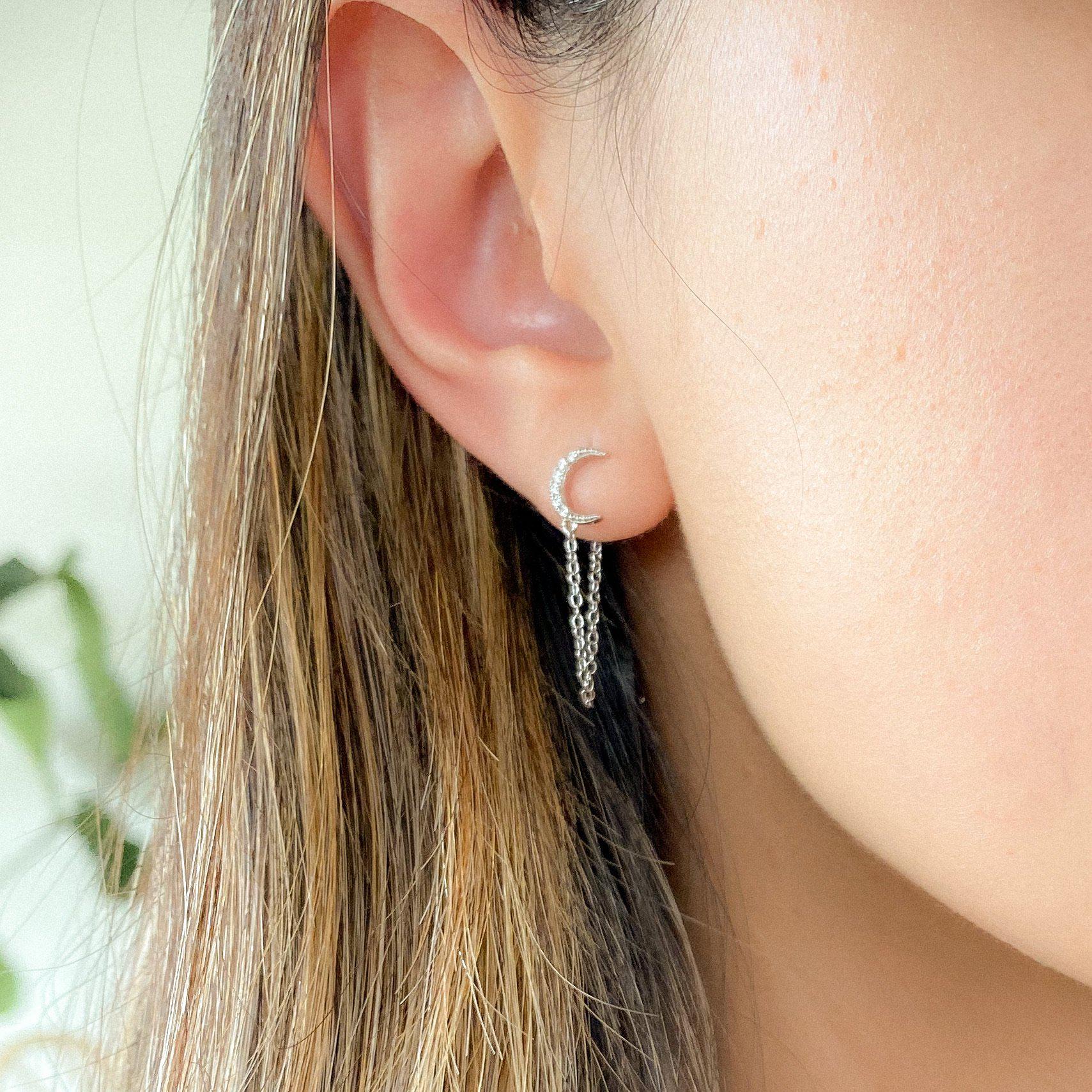 Cielo Chain Huggie Earring - LAST CHANCE!