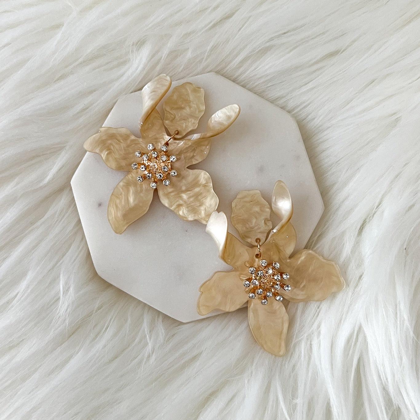 Rue Flower Earrings - 18 COLORS - LAST CHANCE!