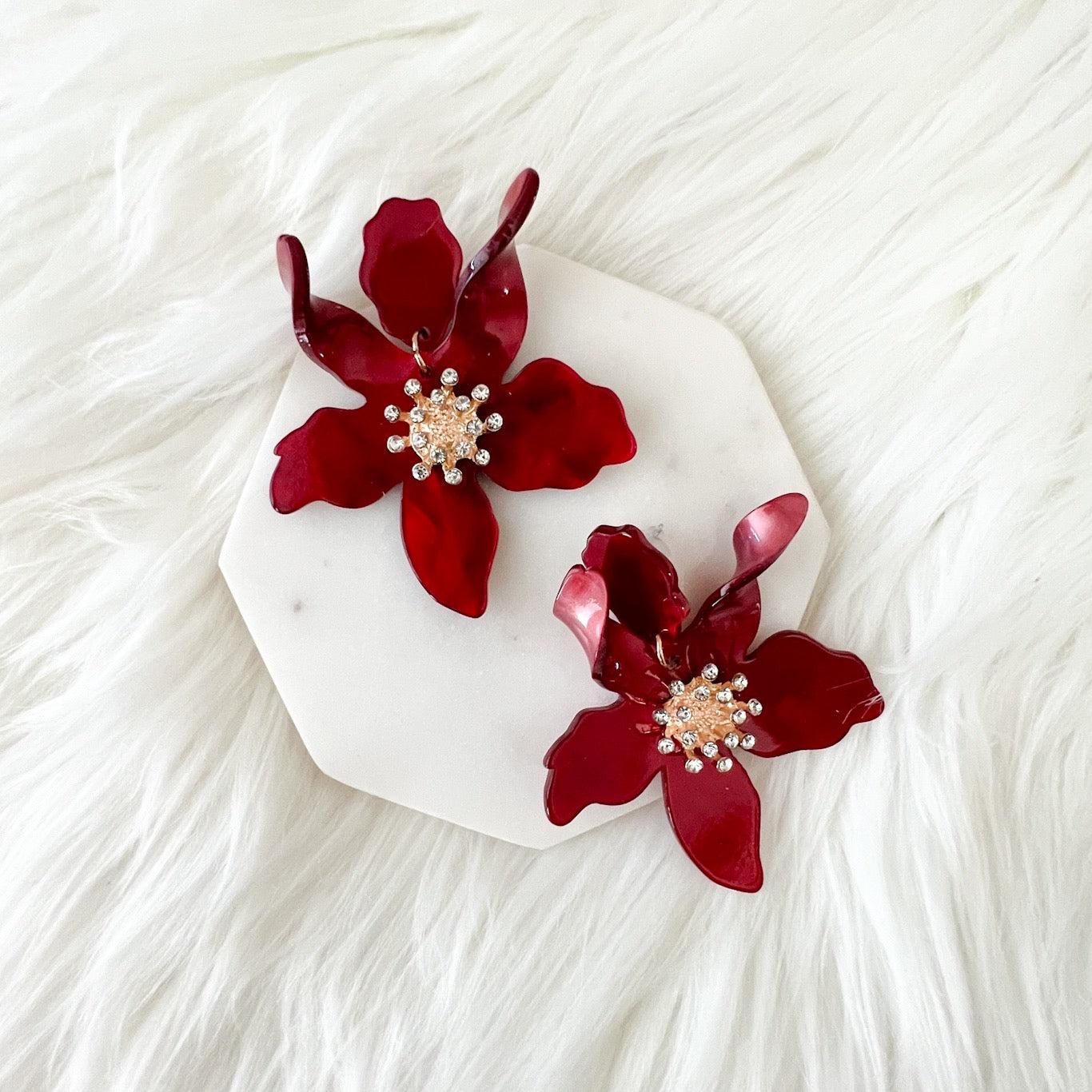 Rue Flower Earrings - 18 COLORS - LAST CHANCE!