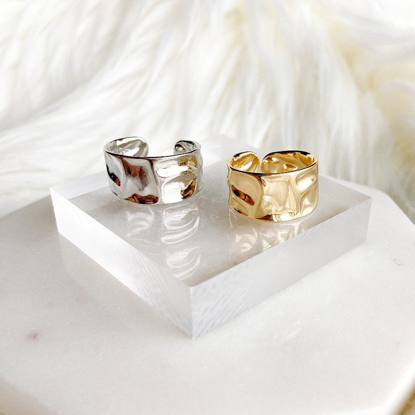 Hana Hammered Ring - LAST CHANCE!