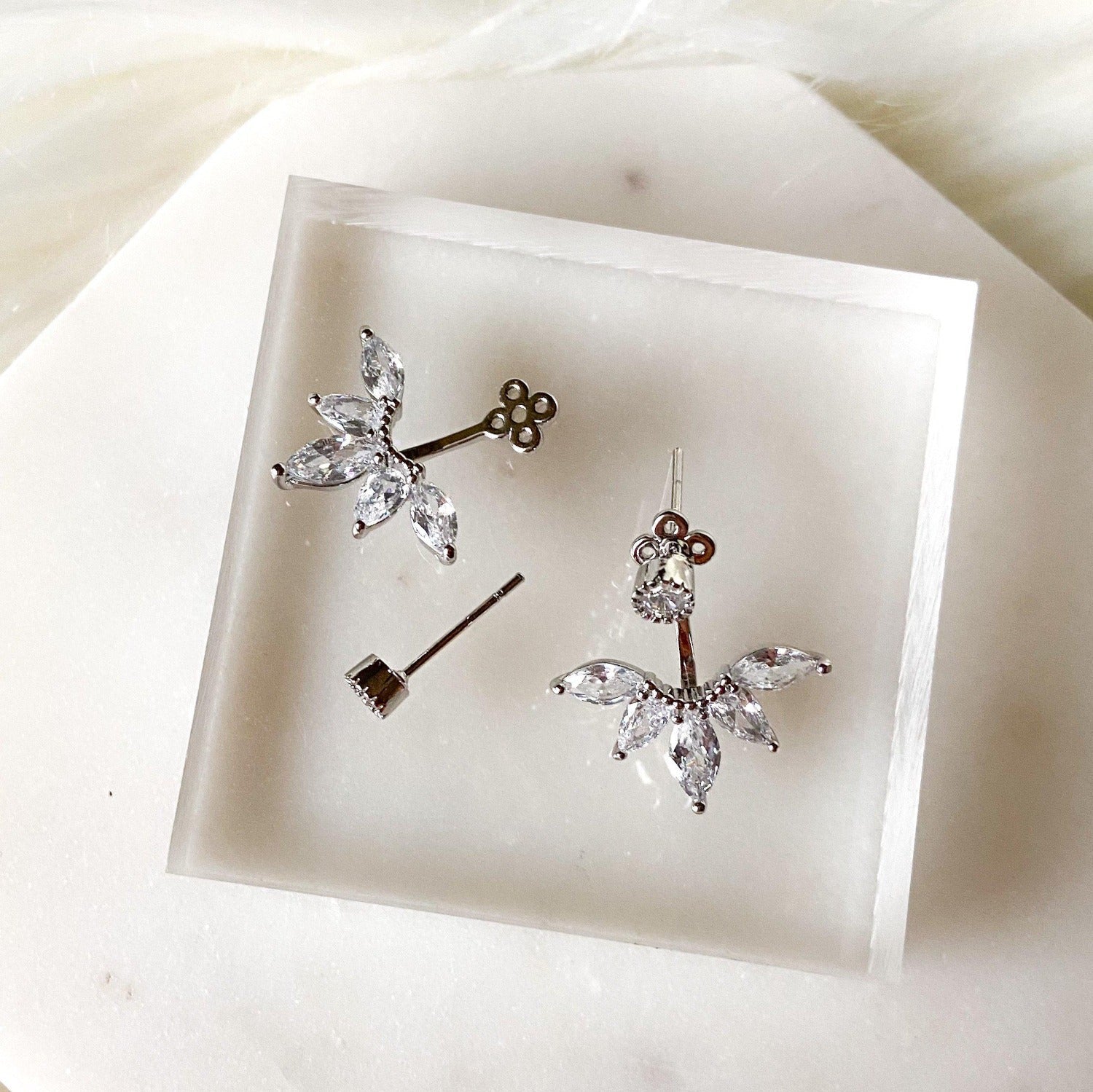 Tiara Ear Jacket Earrings - LAST CHANCE!