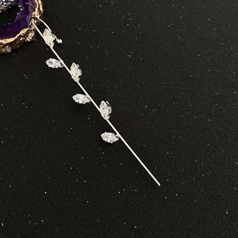 Azalea Leaves Ear Hook / Ear Cuff - LAST CHANCE!