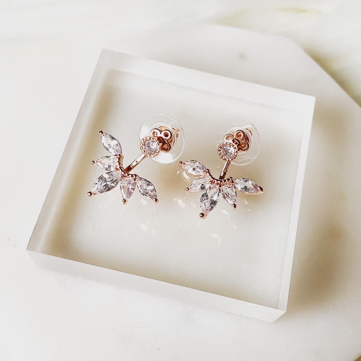 Tiara Ear Jacket Earrings - LAST CHANCE!