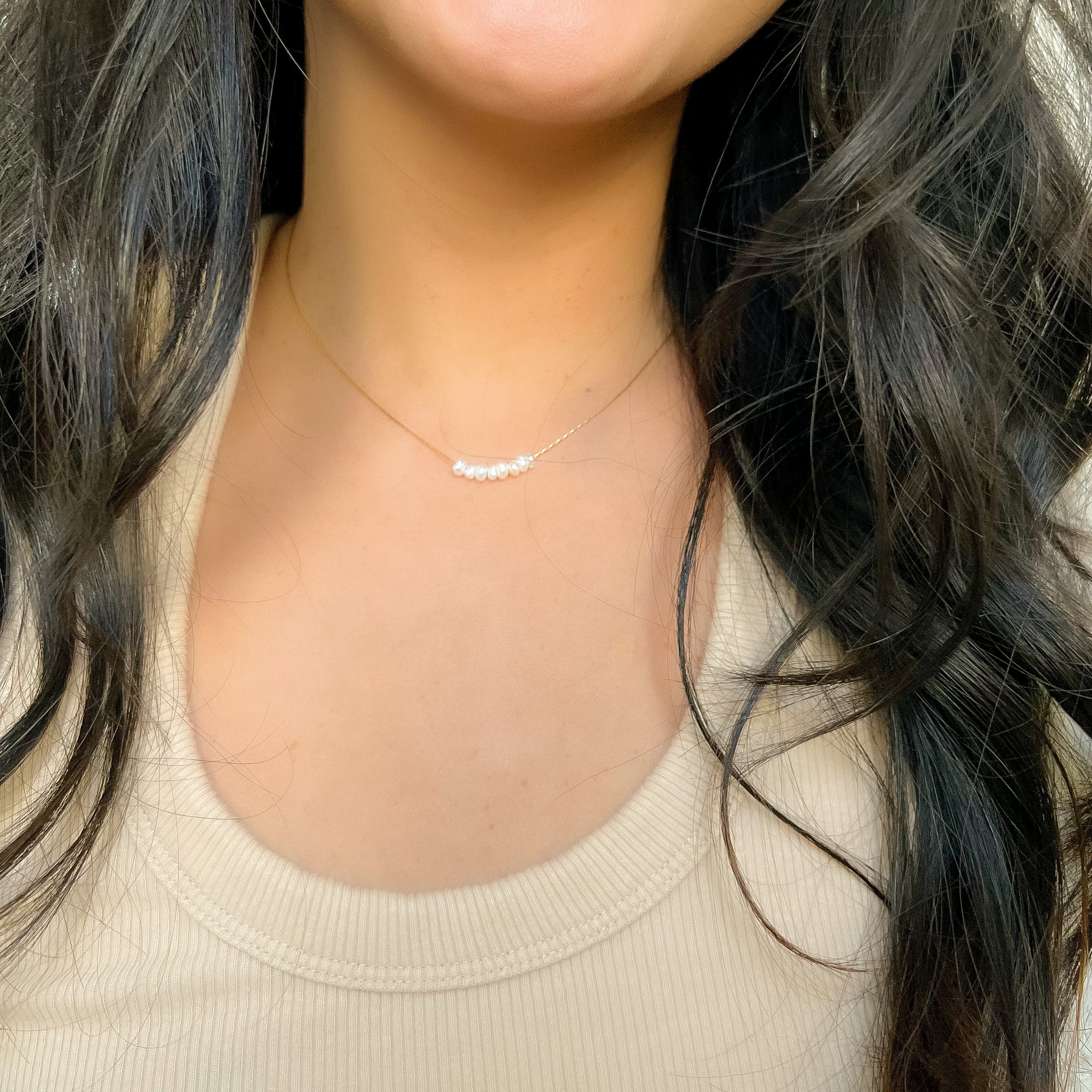 Amerie Pearl Seed Beads Necklace - LAST CHANCE!