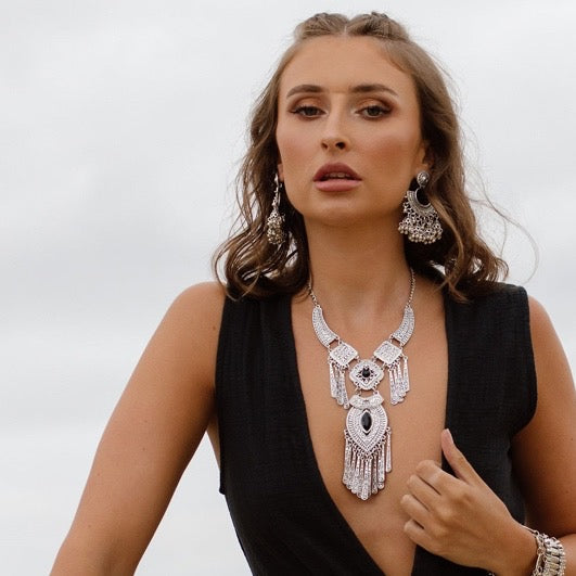 Coachella Statement Necklace - 4 COLORS