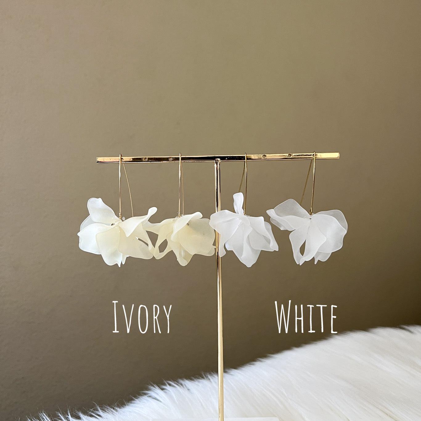 Cyclamen Petal Drop Earrings - 18 COLORS LAST CHANCE!