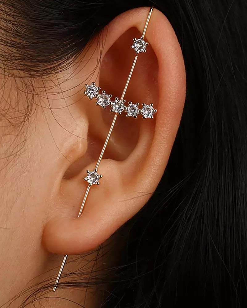 Crystal Bliss Ear Hook / Ear Cuff - LAST CHANCE!