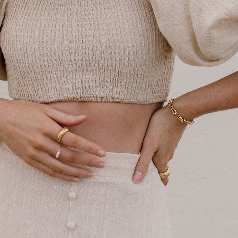 Emile Croissant Dome Ring - LAST CHANCE!