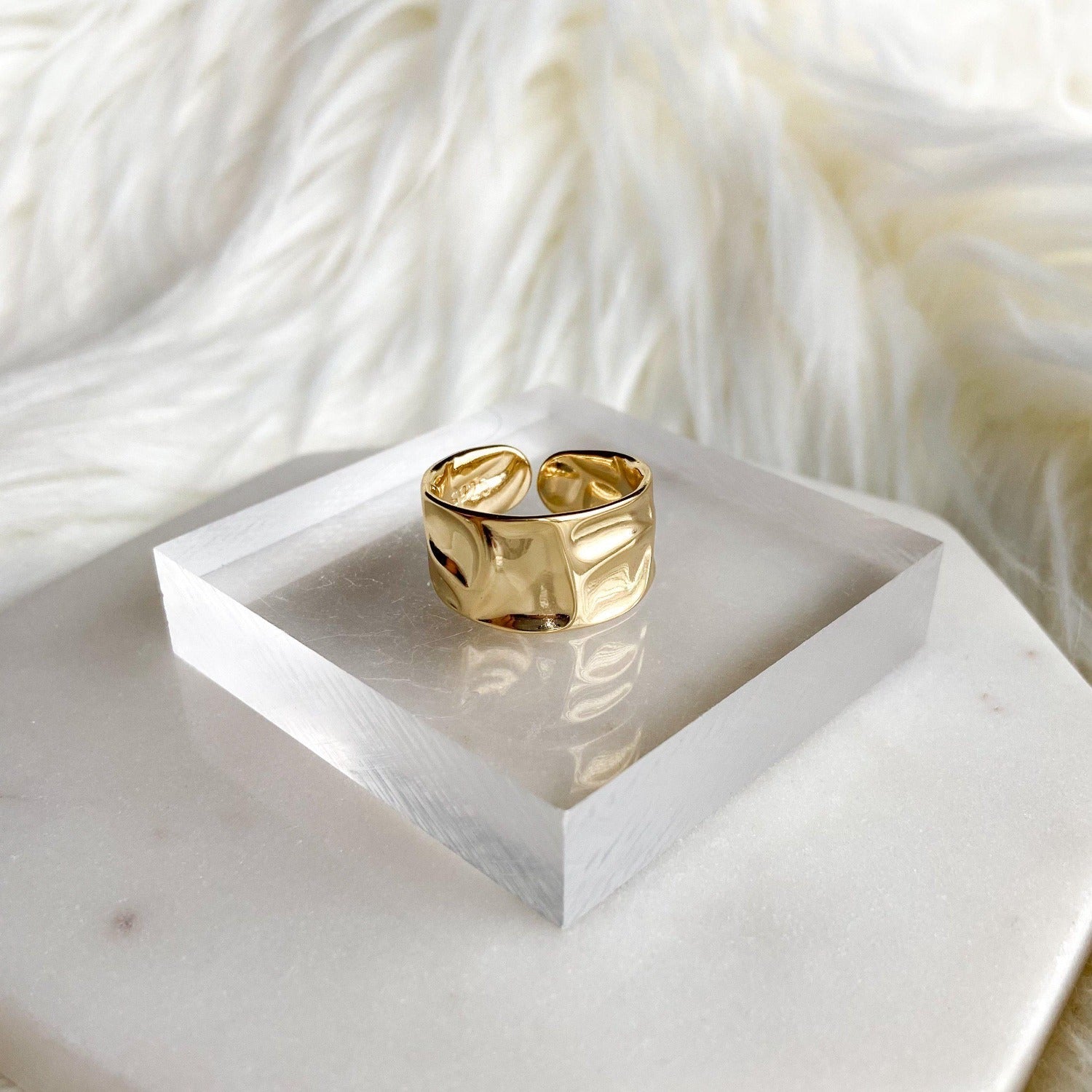 Hana Hammered Ring - LAST CHANCE!