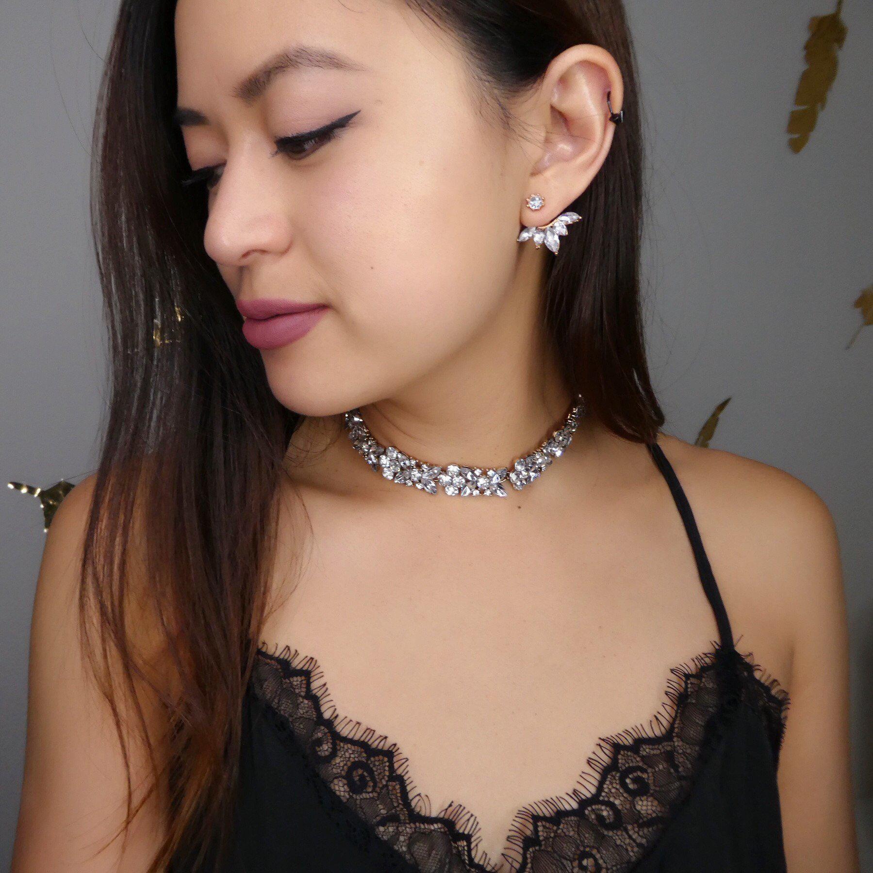 Tiara Ear Jacket Earrings - LAST CHANCE!