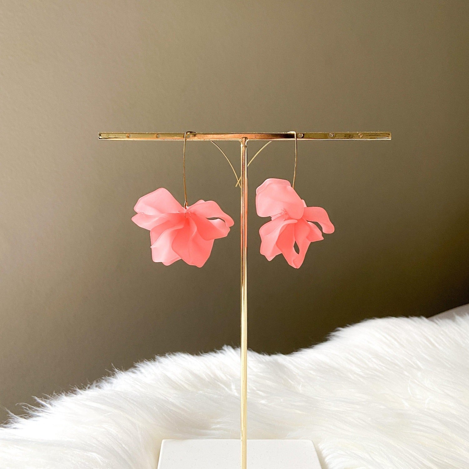 Cyclamen Petal Drop Earrings - 18 COLORS LAST CHANCE!