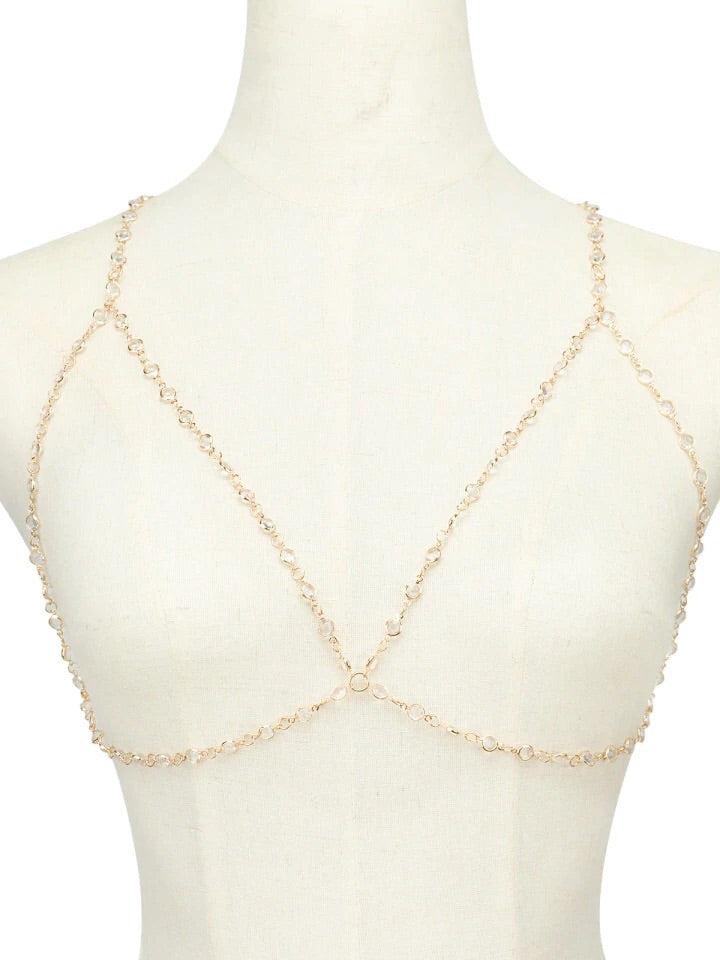 Golden Glory Body + Bra Chain