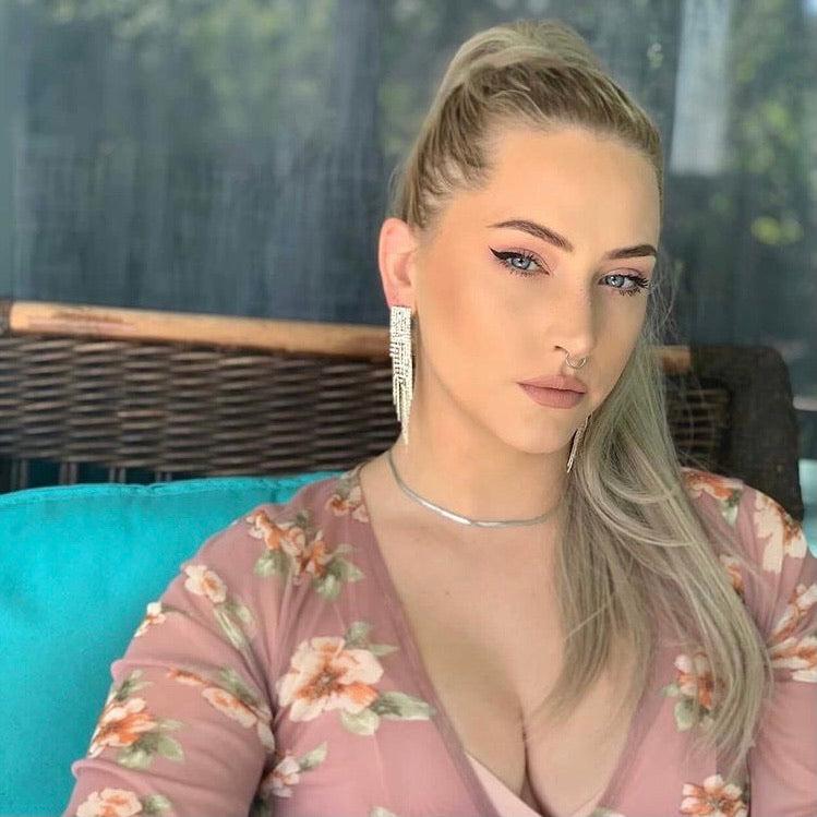 Reina Rhinestone Duster Earrings - LAST CHANCE!