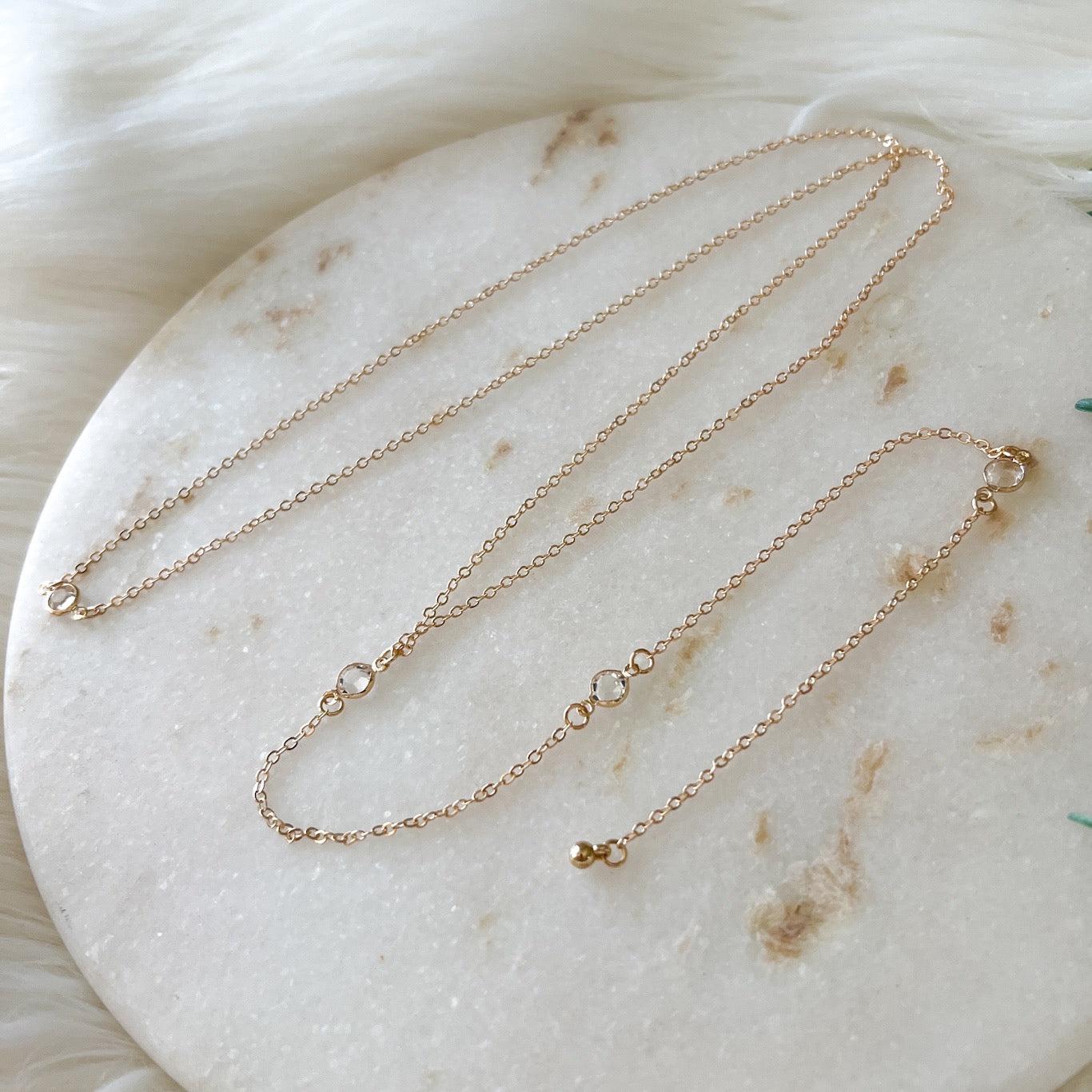 Morning Dew Backdrop Necklace - LAST CHANCE!
