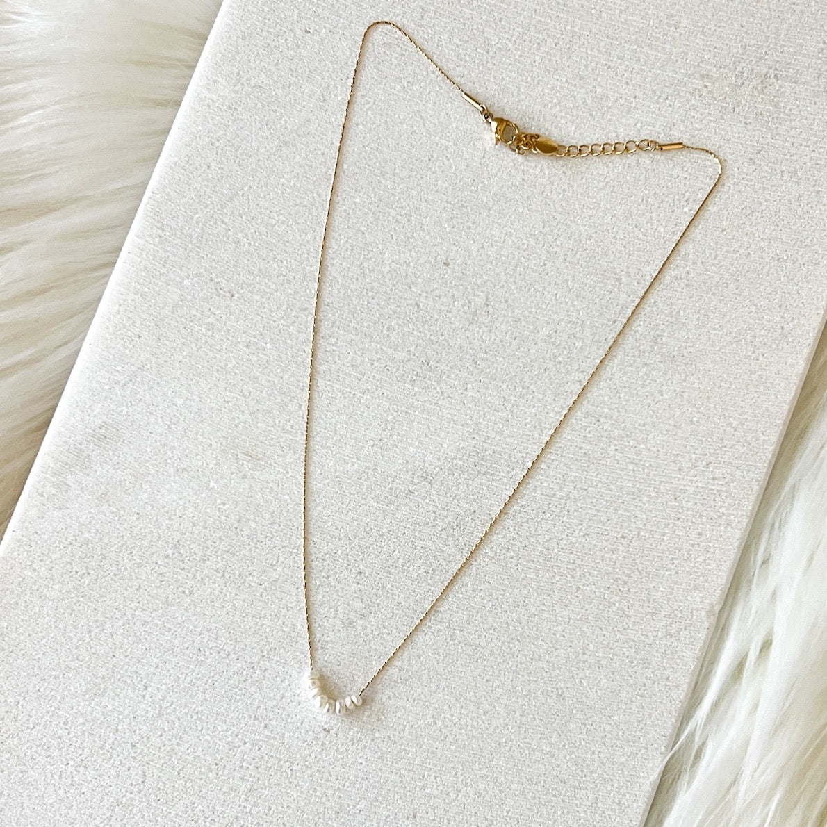 Amerie Pearl Seed Beads Necklace - LAST CHANCE!