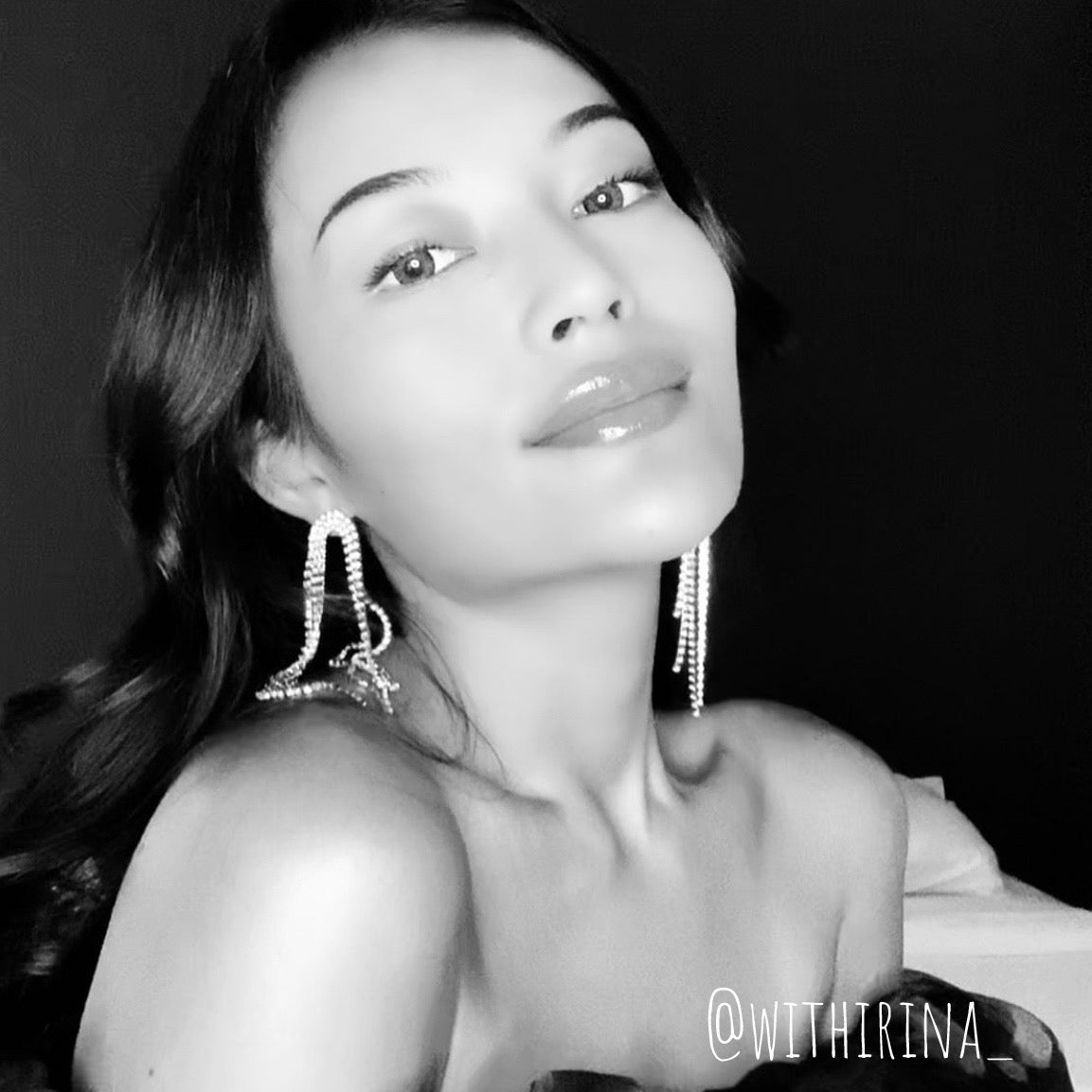 Rana Rhinestone Duster Earrings - LAST CHANCE!