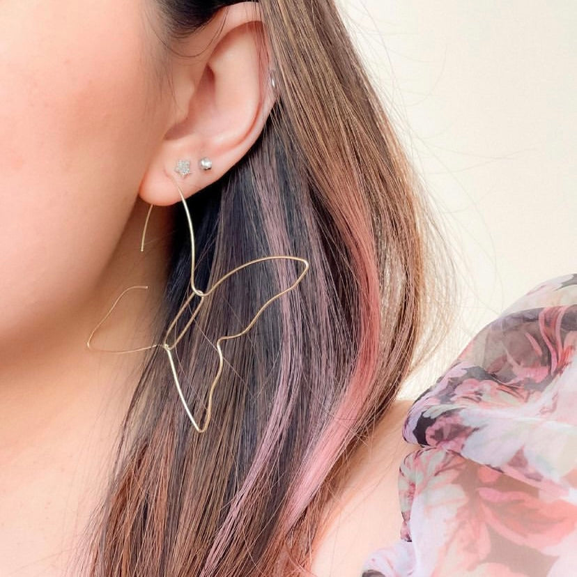 Birdwing Butterfly Earrings - LAST CHANCE!