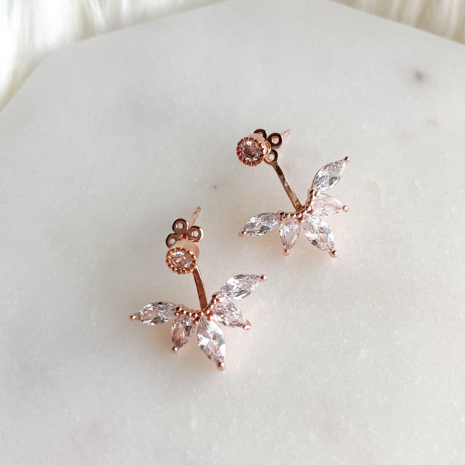 Tiara Ear Jacket Earrings - LAST CHANCE!