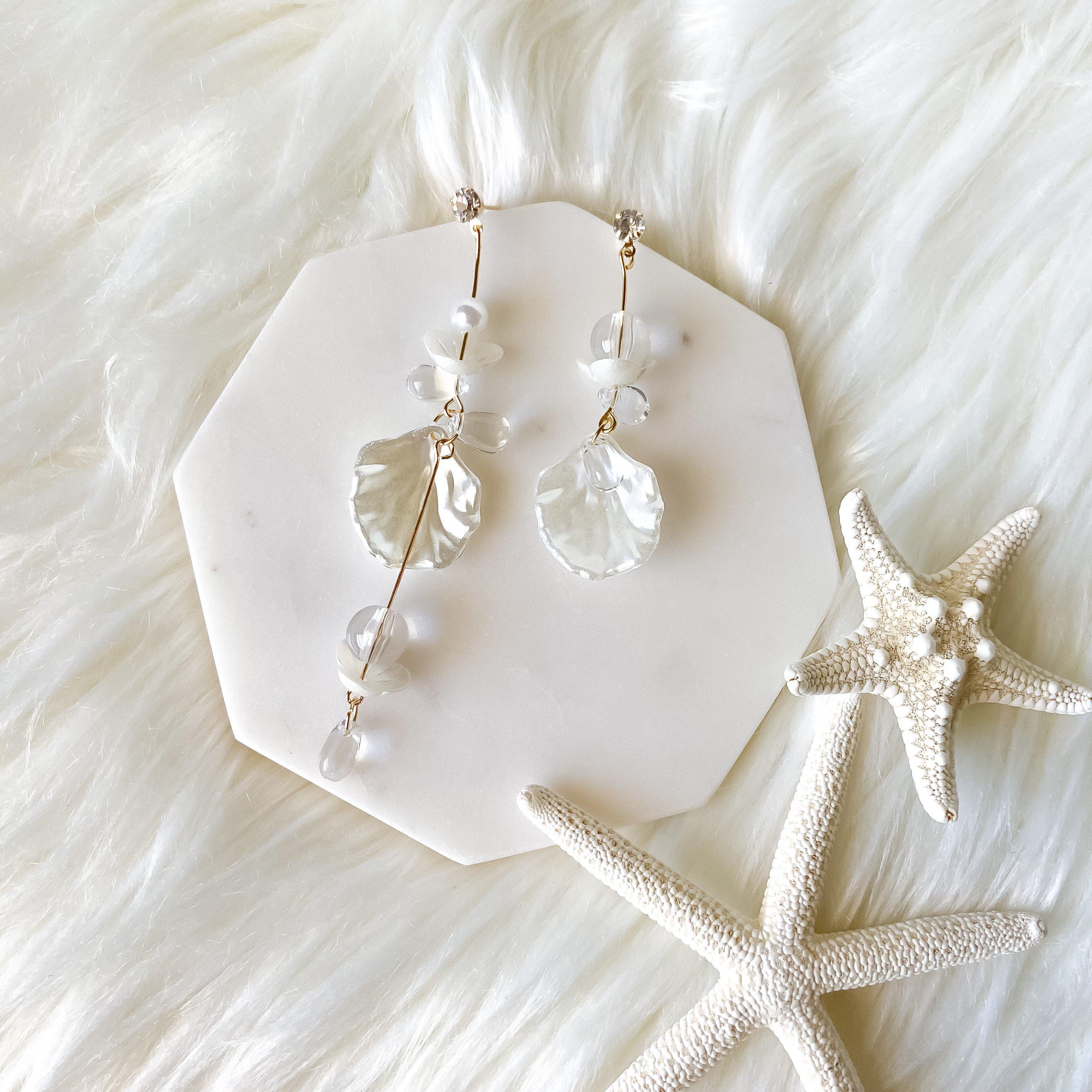 Sea Shore Breeze Asymmetric Earrings - LAST CHANCE!