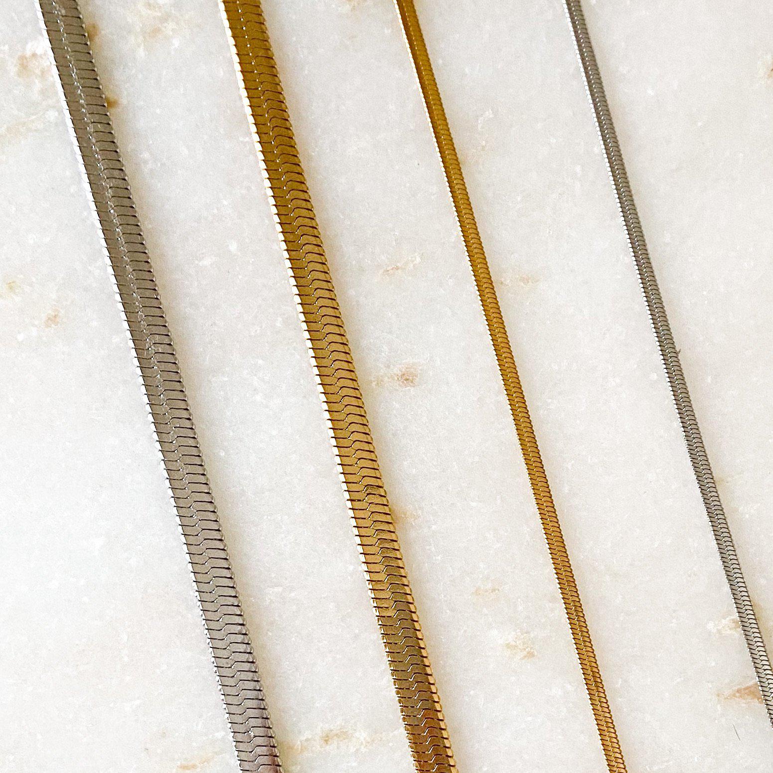 Sultry Snake Necklace - Stainless Steel - 2 Sizes LAST CHANCE!