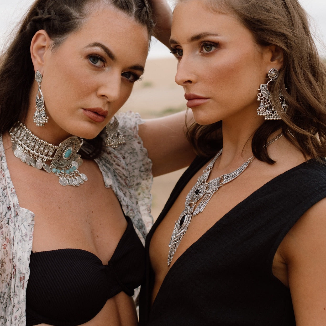 Coachella Statement Necklace - 4 COLORS