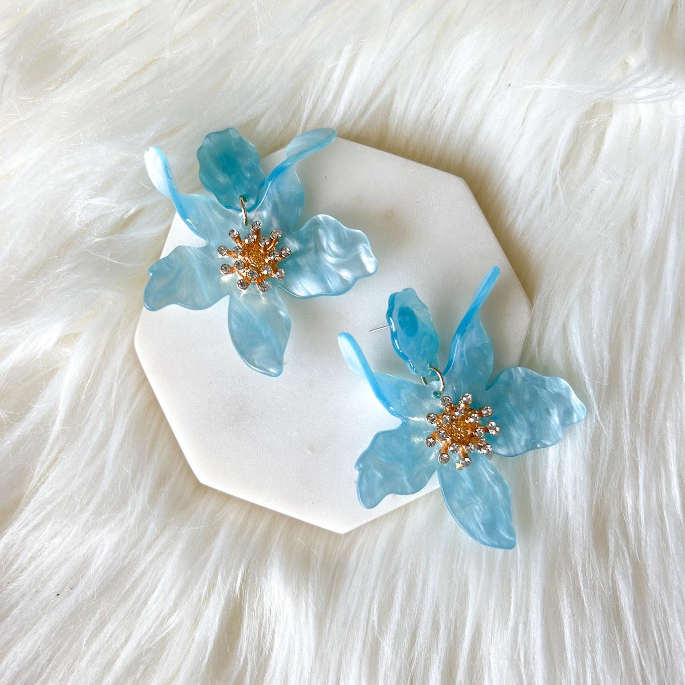 Rue Flower Earrings - 18 COLORS - LAST CHANCE!