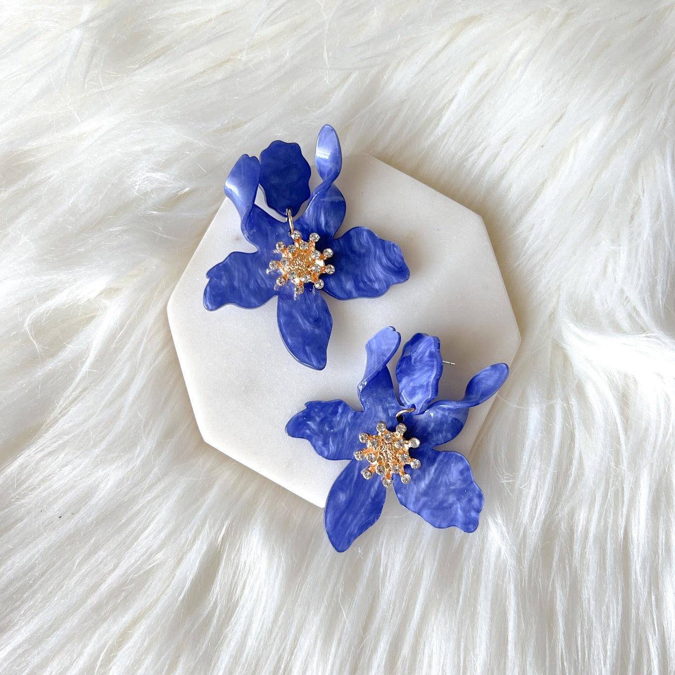 Rue Flower Earrings - 18 COLORS - LAST CHANCE!