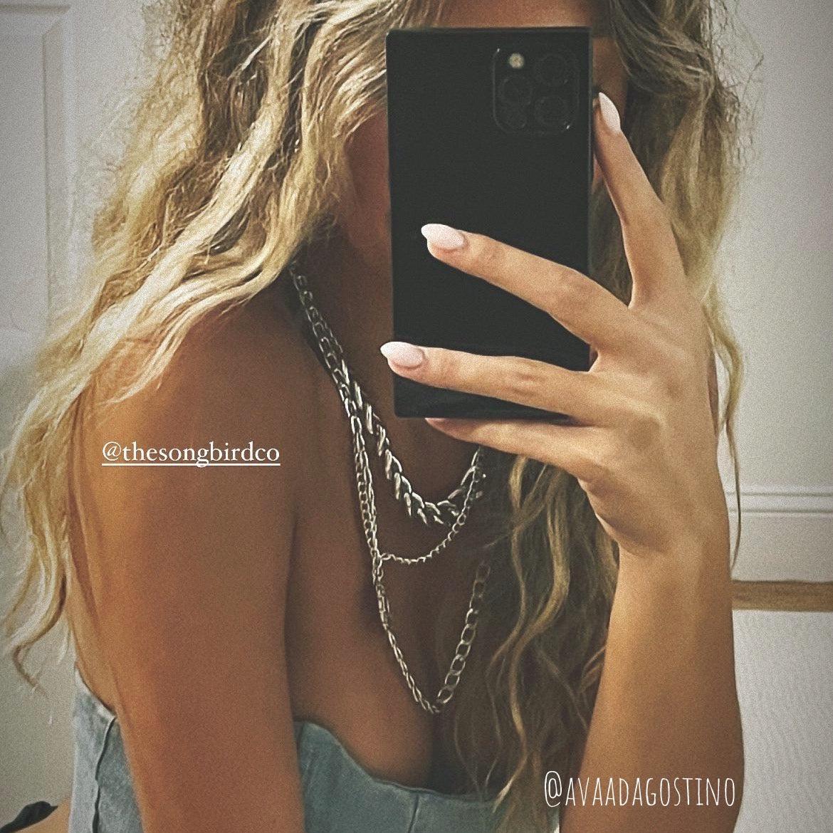 Letizia Layered Chain Necklace - LAST CHANCE!