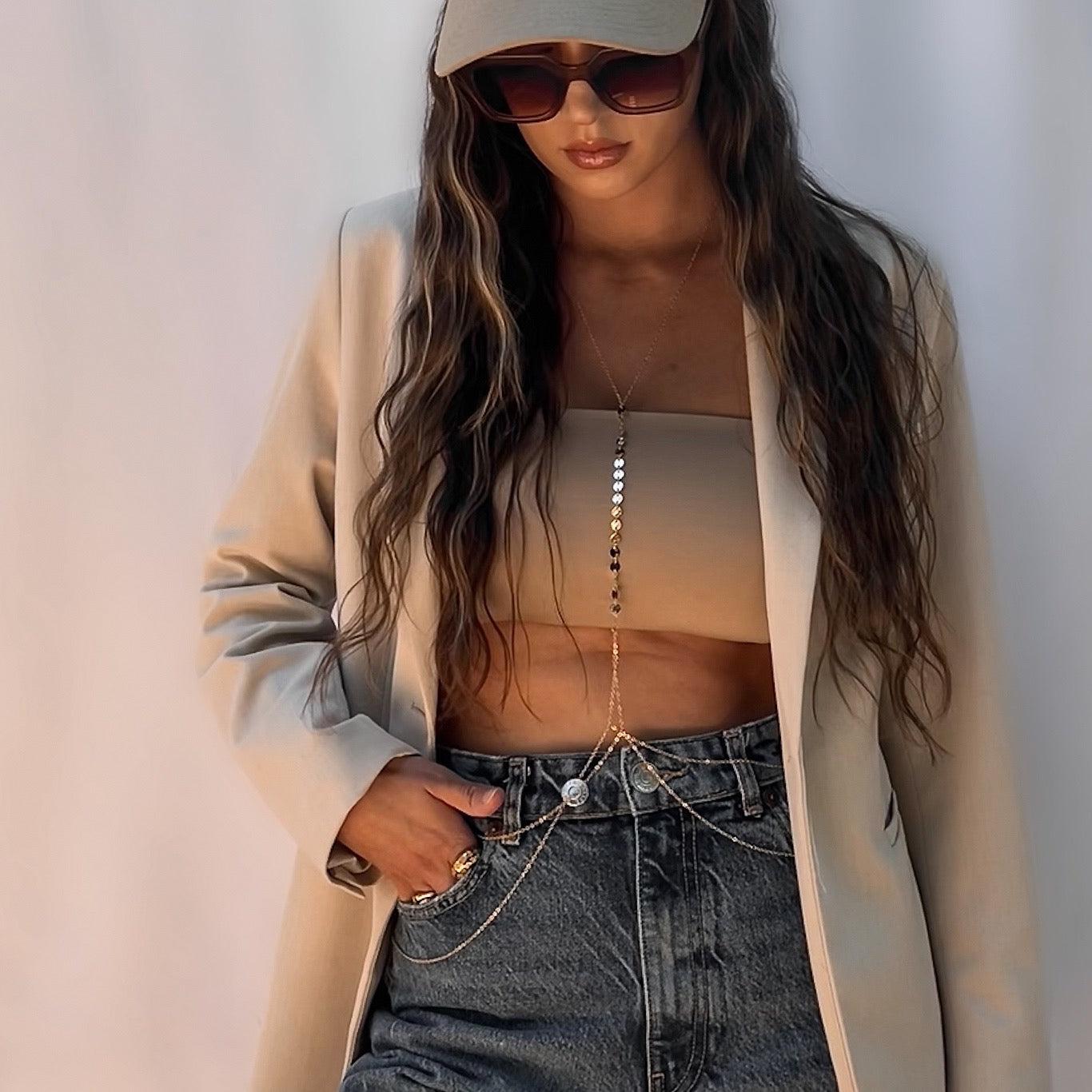 Disc Charm Body Chain