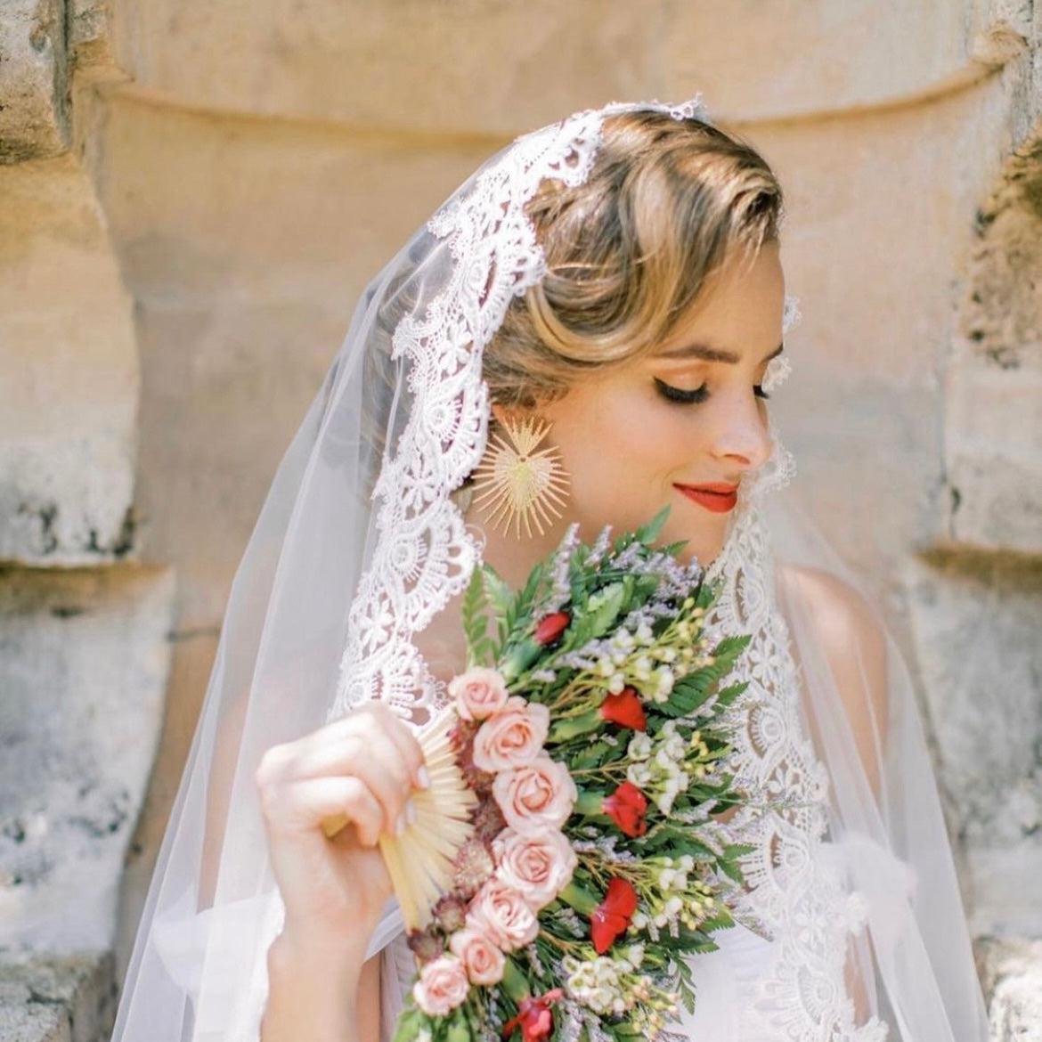 Sunburst Statement Earrings - LAST CHANCE!