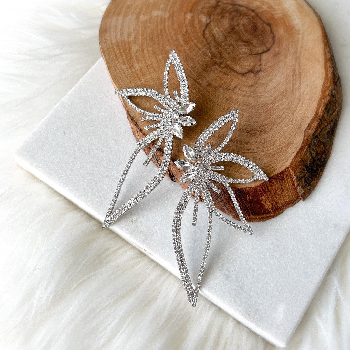 Lorelei Floral Statement Earrings - 5 COLORS!