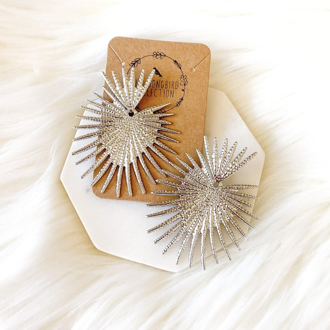 Sunburst Statement Earrings - LAST CHANCE!
