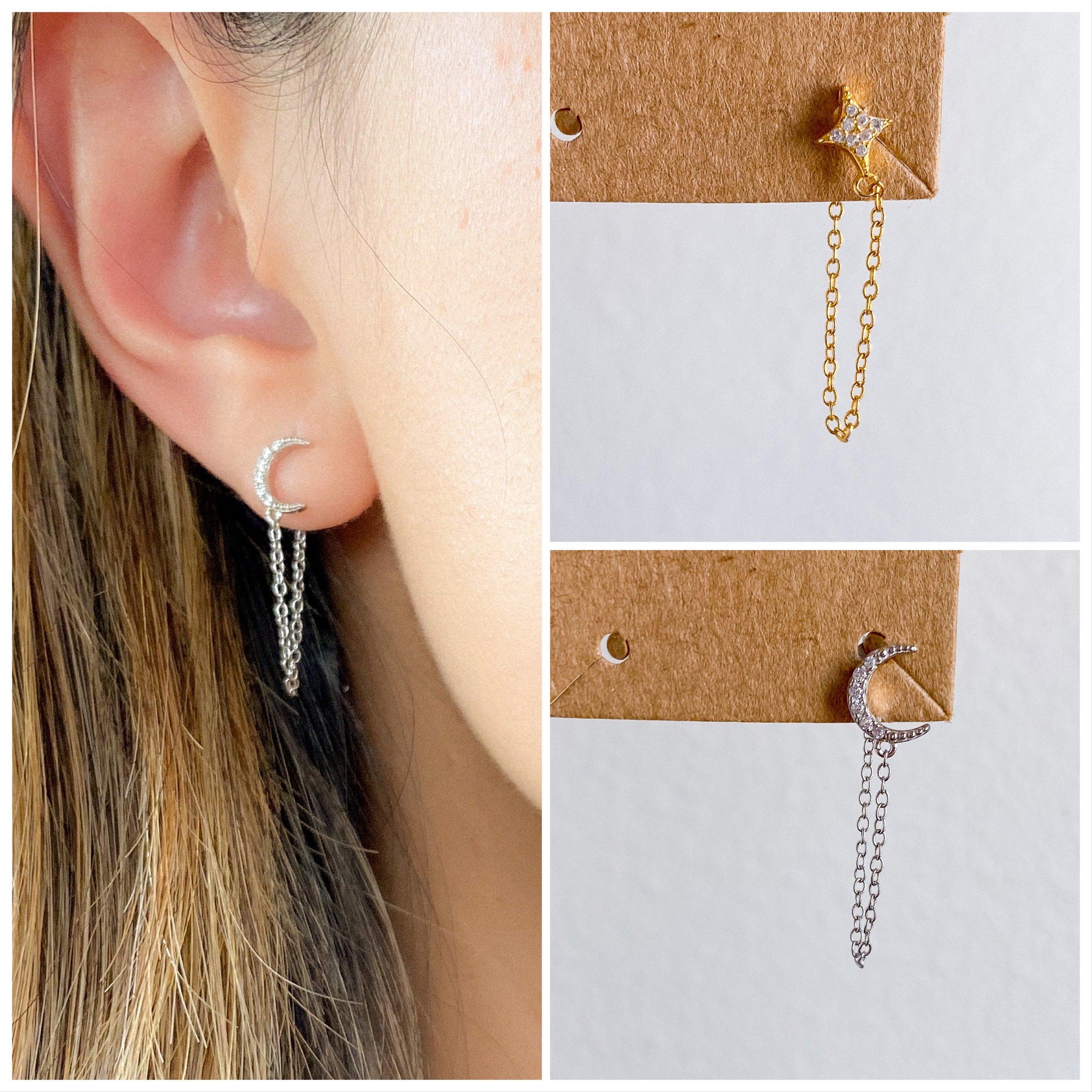 Cielo Chain Huggie Earring - LAST CHANCE!