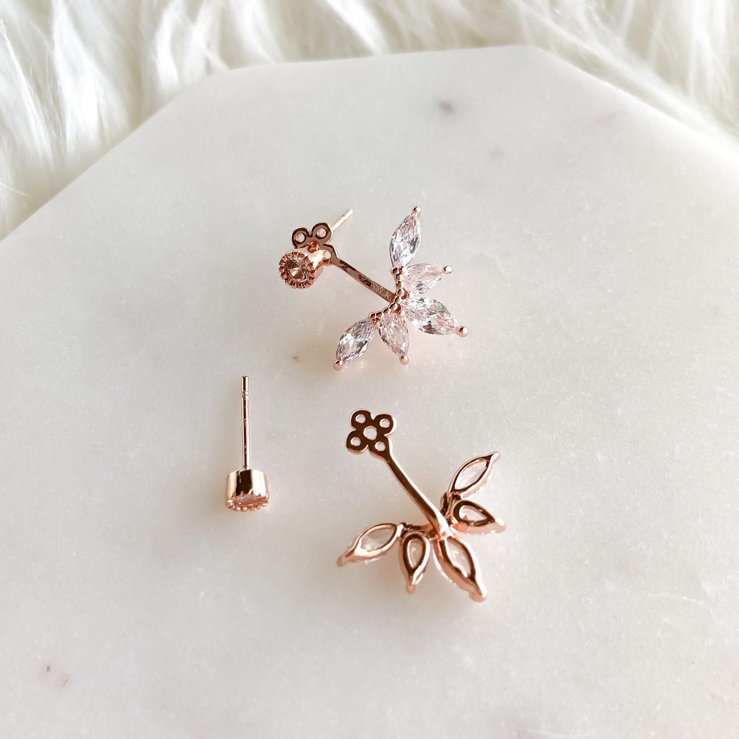 Tiara Ear Jacket Earrings - LAST CHANCE!